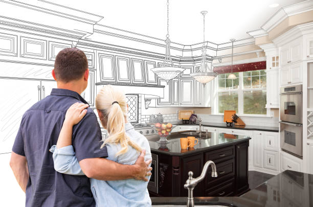 Professional Cabinet Installation technician working in Somerville, TX